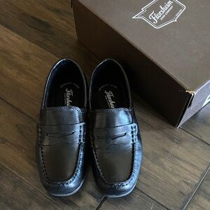 Florsheim Boys Classic Black Slip-On Loafers
